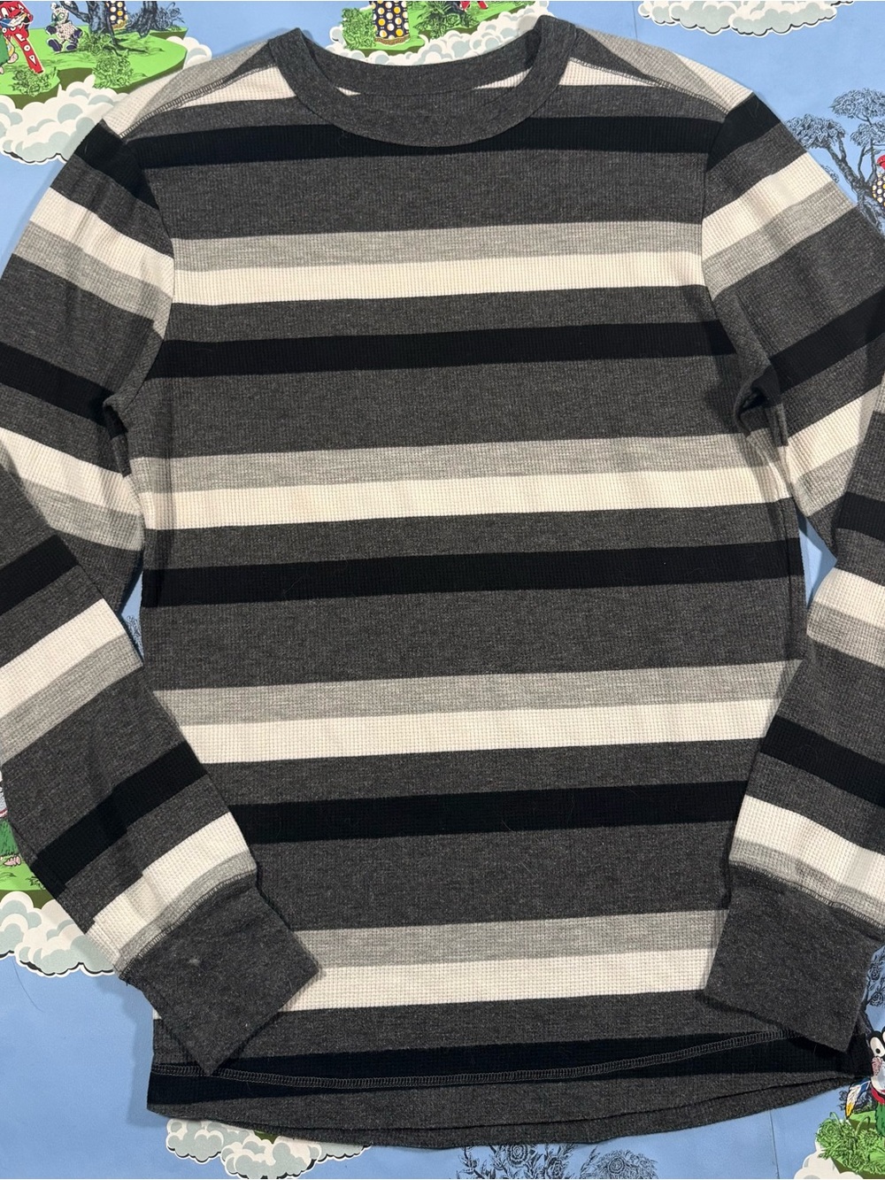 Sunday Work Clothes Striped Thermal Longsleeve